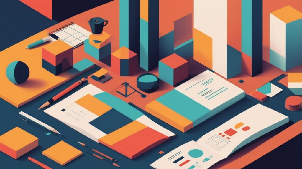 情報が書かれた紙とペン