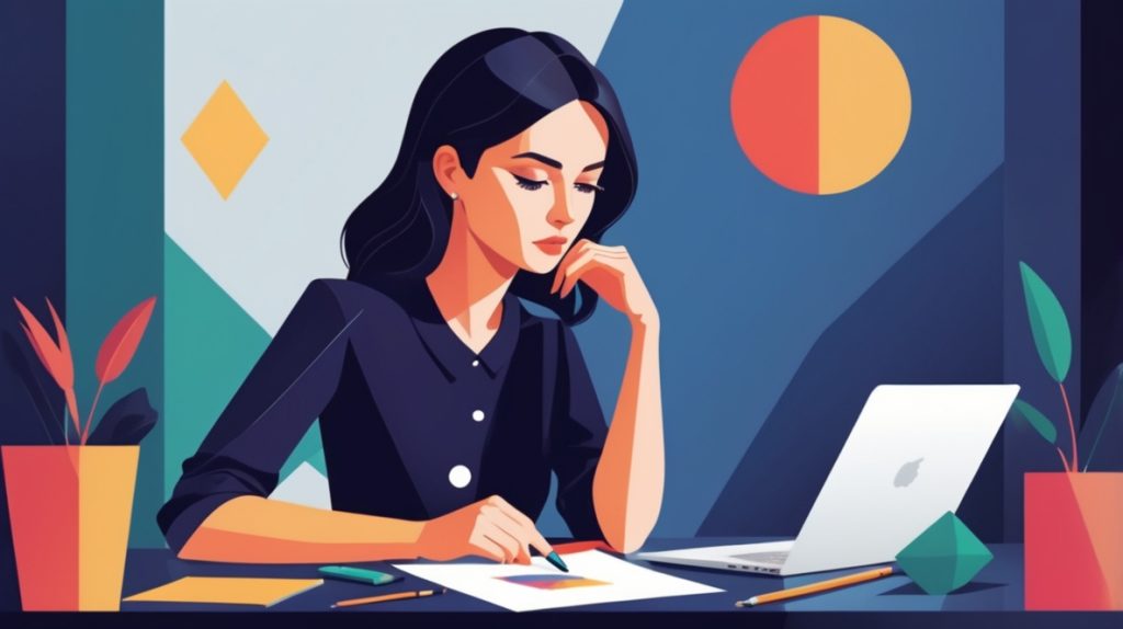 悩んでいる女性