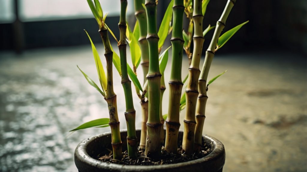 枯れたミリオンバンブー