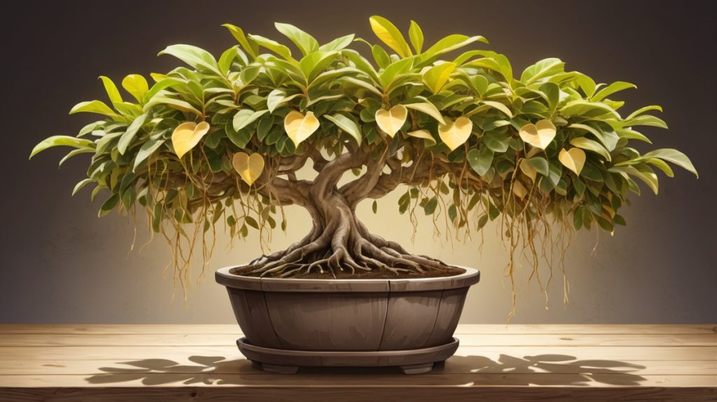 冬の低温でガジュマルの葉が垂れる理由と対策