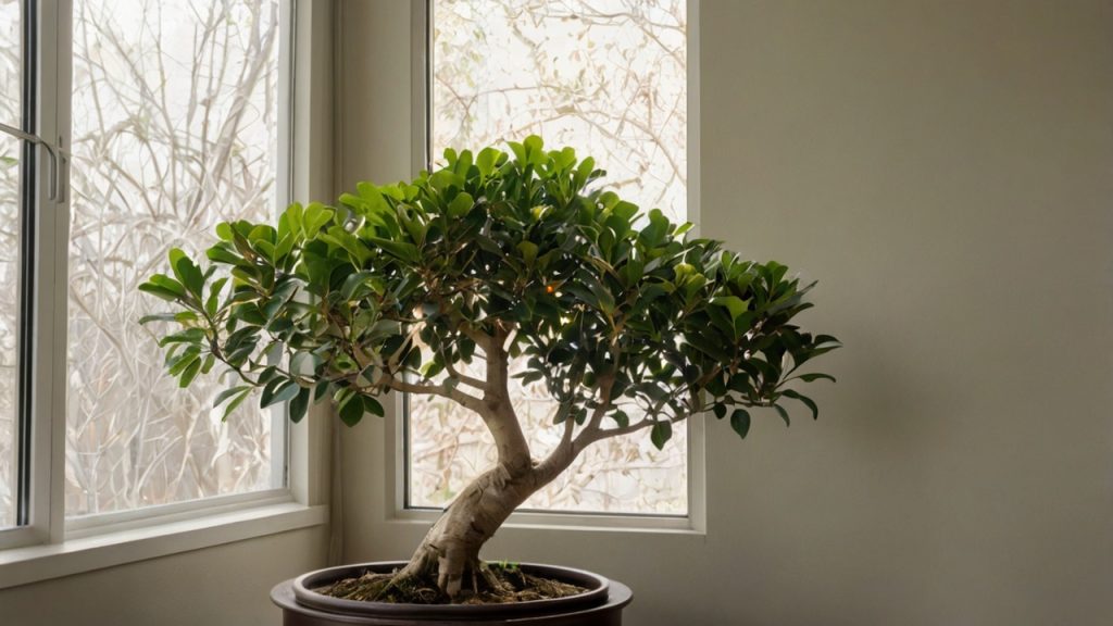 冬にガジュマルの葉が全て落ちる原因と見分け方