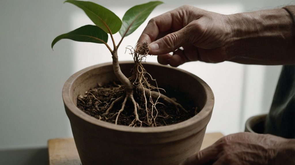 植え替え時に根を切るべき状況