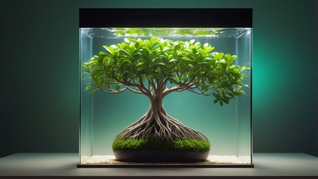 ガジュマルの水槽浄化