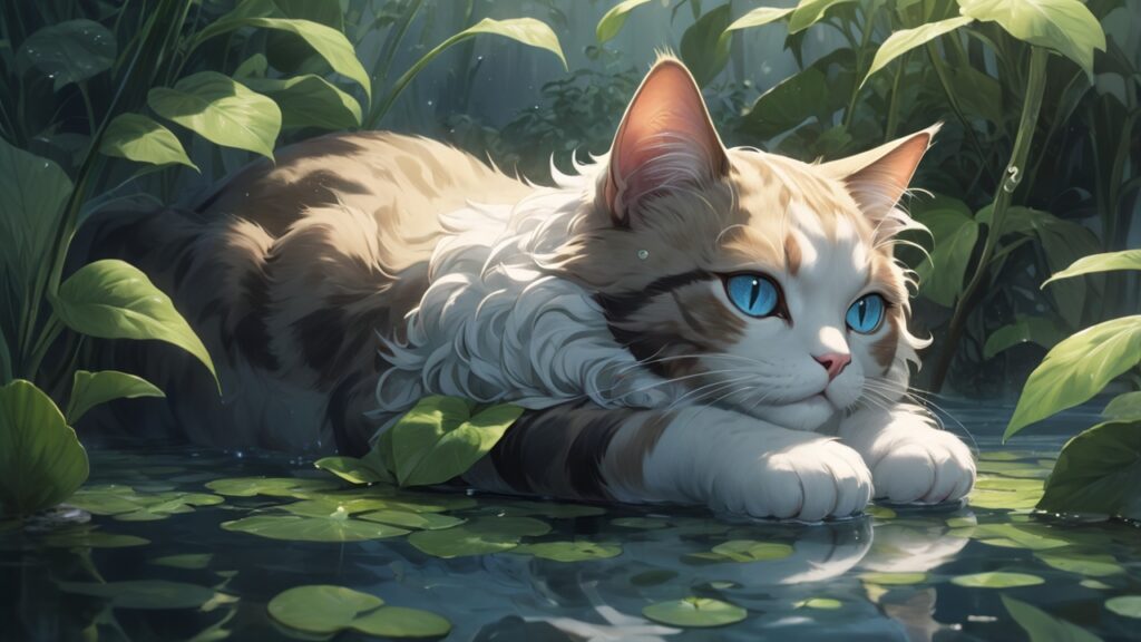 猫が植物をかじるのをやめさせるしつけ方法