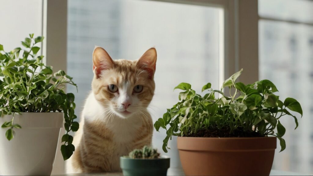 猫が観葉植物を食べる原因とは？