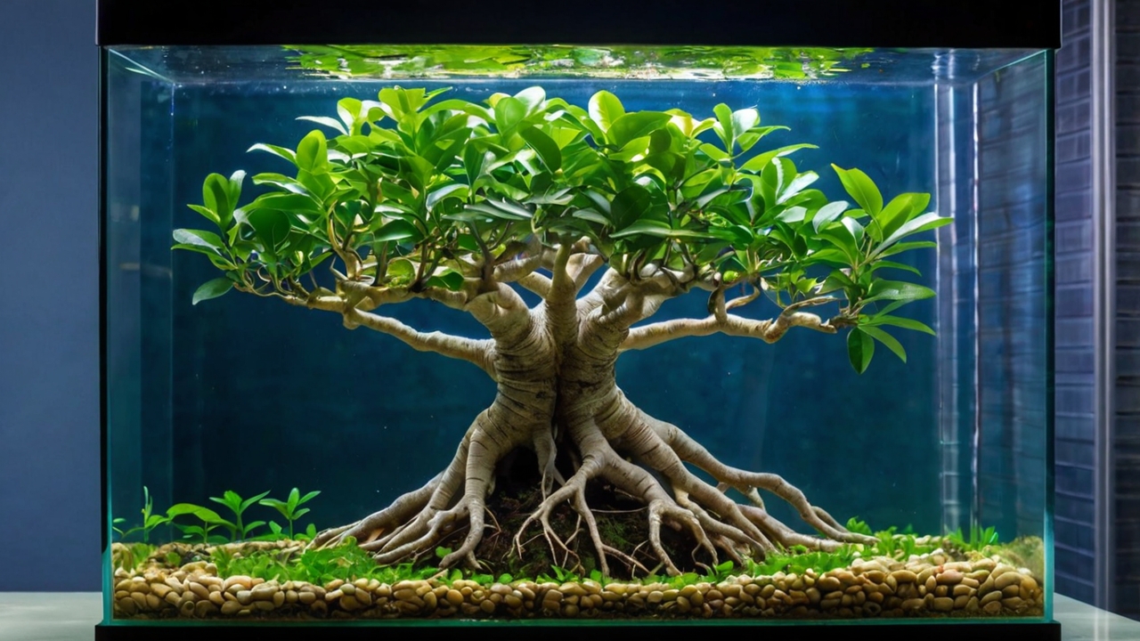 ガジュマルの水槽の根腐れの原因と復活方法