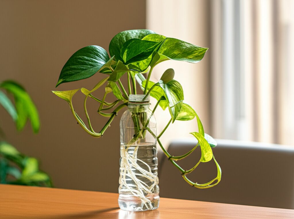 ポトス 水耕栽培 ペット ボトルに関する詳細な解説画像