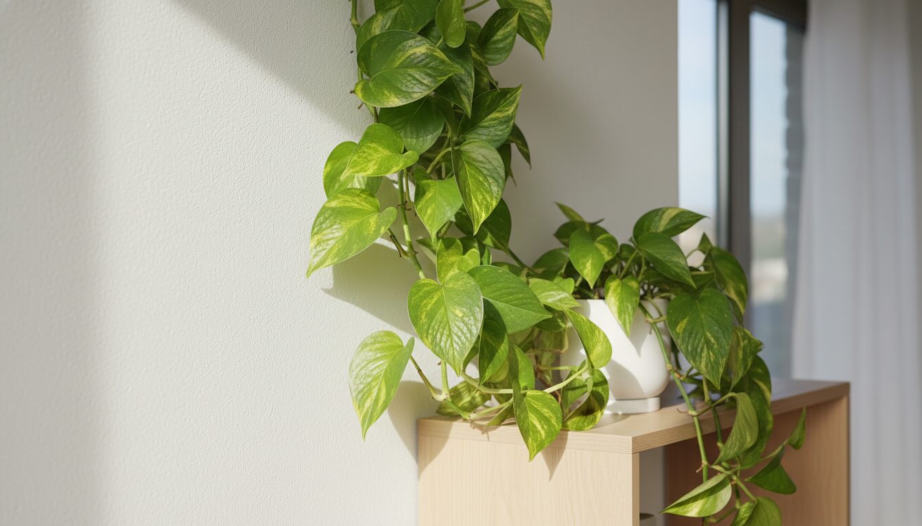 ポトスを壁に這わせておしゃれ空間を演出！賃貸でもできる誘引テクニックと育て方